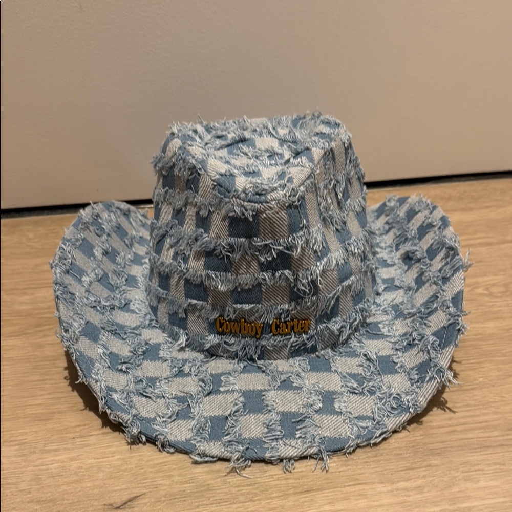 Beyonce Cowboy Carter Tour Denim Cowboy Hat